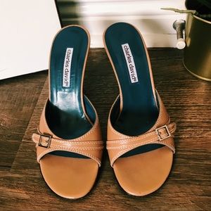 Charles David Nude Sandals